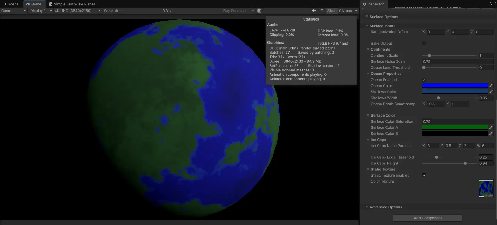 Baked Texture Performance