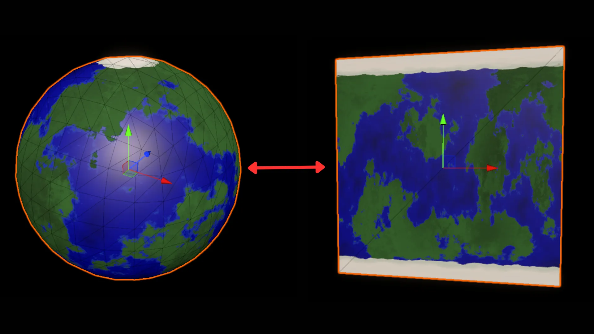 Planet Unwrapped Image