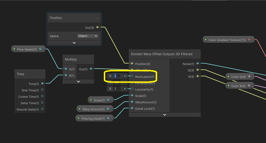 NumLayers Shader Graph