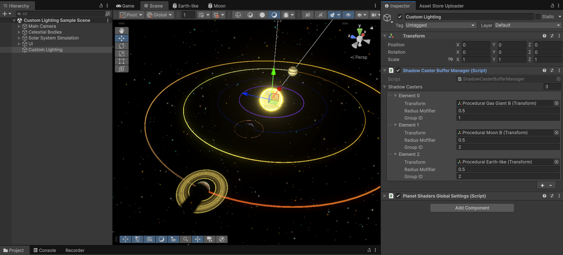 Shadow Caster Buffer Manager