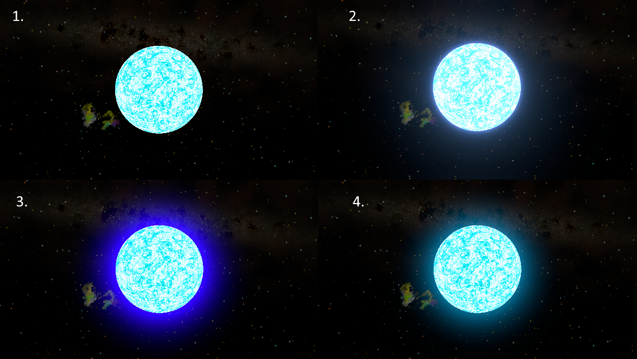 Corona Glow Comparisons