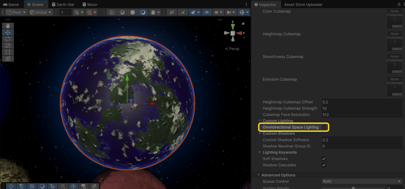 Custom Lighting Toggle